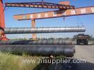 Black Painted API 5L Welded Steel Pipe Q235 , Q345 For Bridges And Tall Building