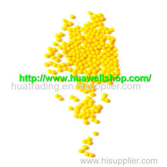Yellow water beads for flower and plants