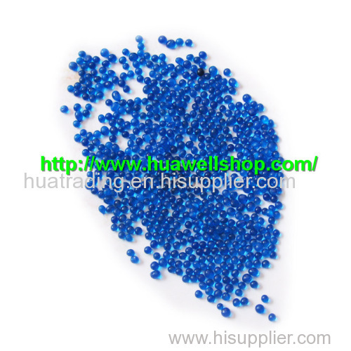 Blue color crystal soil