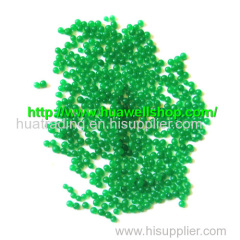 Green color water beads