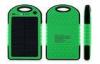Green Waterproof Portable Emergency Mobile Phone Charger 5000mAh For Travel