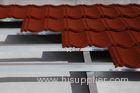 Eco friendly DX52D Stone Coated Roofing Tiles For residential Exterior Tiles , corrosion resistance