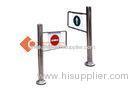 Manual One Way Security Access Supermarket Swing Gate With Chrome Plated