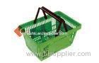 Large Retail Reusable Plastic Shopping Baskets For Convenience Stores