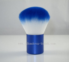 Blue color kabuki brush