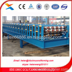 EPS and ROCK WOOL sandwich panel roll forming machine