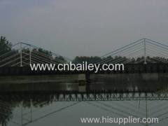 Steel structure pedestrian bridge