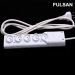 High performance fire-proof PC alloy 5 ways electrical socket outlet