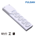 High performance fire-proof PC alloy 5 ways electrical socket outlet