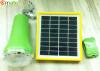 Portable rechargeable solar flashlight