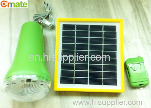 Portable rechargeable solar flashlight