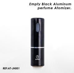 empty aluminum perfume atomizer