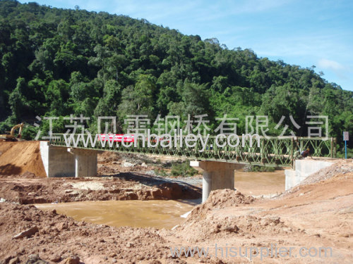 Temporary Bailey Steel bridge