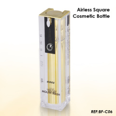 square acrylic airless bottles