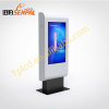 55inch electronic wall mount lcd display information kiosk with touchscreen