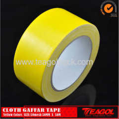 50mmx50M Cloth Duct Tape 50mesh Yellow/Brown/Green
