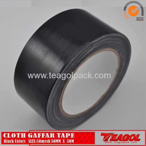 50mmx50M Cloth Gaffar Tape 70mesh White/Silver/Black/Red