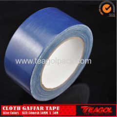 50mmx50M Cloth Gaffar Tape 70mesh Brown /Dark Blue/Green/Yellow