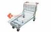 Metal Wire Cargo Metal Warehouse Carts Transport Trolley Powder Coated