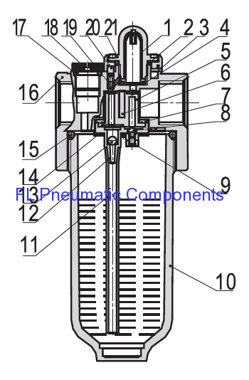 Xinling AL1500 Air Lubricators