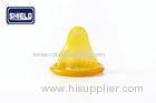 Men Colored Yellow Condom Custom , Lemon Banana Flavored Condoms