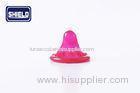 Bulk Transparent Pink Colored Condom Studded With Strawberry Fruit Flavor