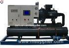 Low Temperature Water Cooled Screw Chillers Condensing Unit For Cold Storage