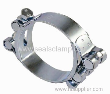 heavy duty hose clamps with double bolts