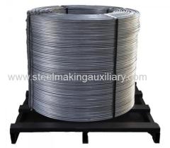 C Cored Wire Steelmaking auxiliary from China factory manufacturer use for electric arc furnace