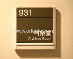 aluminium signs,door slatz,modulex directory,project sign,wall sign,office sign,wayfinding sign,door sign,name plates