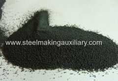 Ladle nozzle drainage agent for steel refining