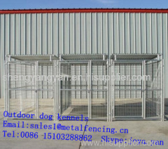 1.5mx3.0mx1.8mx3 runs Large metal anti rust dog playground equipment