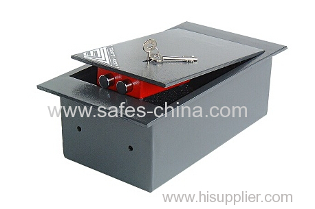 Security Hidden under car safe/key lock floorboard safe