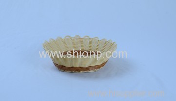 round rattan bread baskets