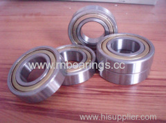 ball bearing with press cage