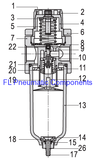 Airtac Type AFR2000 Air Filter Regulators