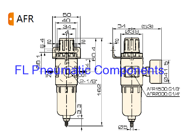 AFR1500 Air Filters and Regulators