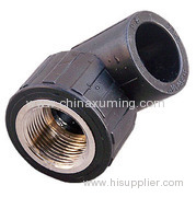 HDPE Socket Fusion Female Elbow Pipe Fittings