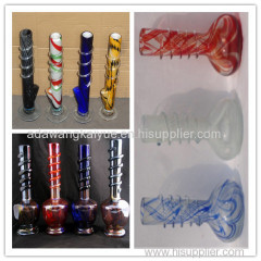 Glass smoking water pipes and hookah vase