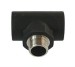 HDPE Socket Male Thread Equal Tee Fittings