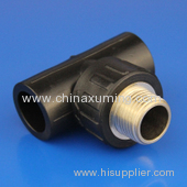 HDPE Socket Fusion Male Tee Pipe Fittings