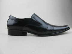 waxed calfskin high quality men dress shoes