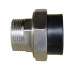 HDPE Socket Male Threaded Union with Brass Insert Fittings