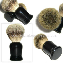 Resin handle badger brush