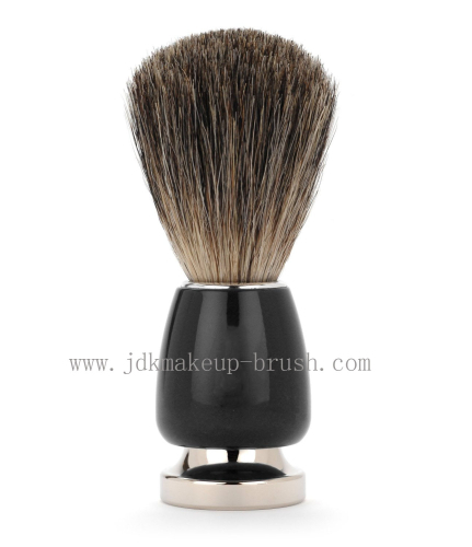 Shaving brush with fancy handle