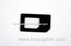 Black IPhone 5 Nano SIM Adapter With Nano 4FF - 3FF