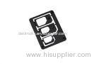 3FF SIM Adapter , Triple PC Normal SIM Card Holder With Plastic ABS