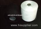 Black , White 50s/2 Polyester Spun Yarn For Embroidery Custom