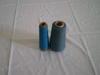 Blue 100% Polyester Dope Dyed Yarn , Ring Spun 16s - 50s