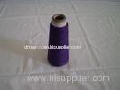 High Tenacity Purple Polyester Dyed Yarn , Spun Polyester Thread